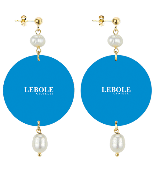 Orecchini Amalfi Limoni E Paesaggio Classico Perla - Lebole Maison