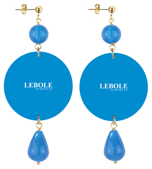Orecchini Forte Dei Marmi Classico Azzurro - Lebole Maison