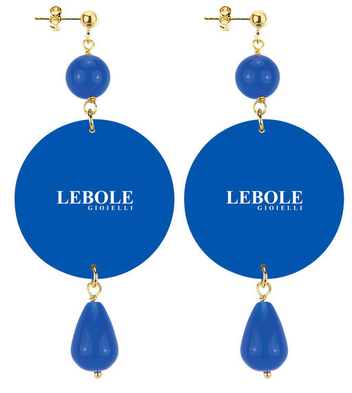 Orecchini Capricorno Classico Blu - Lebole Maison