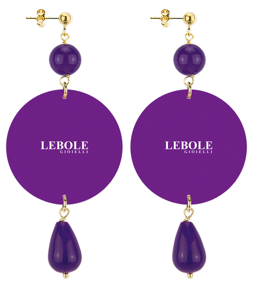 Orecchini Vergine Classico Viola - Lebole Maison
