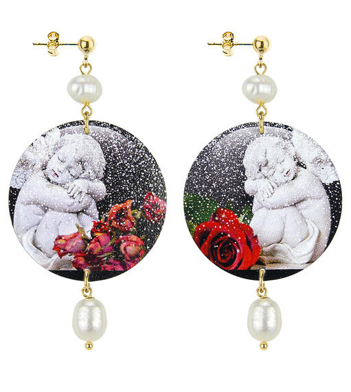 Orecchini Putto Classico Perla - Lebole Maison