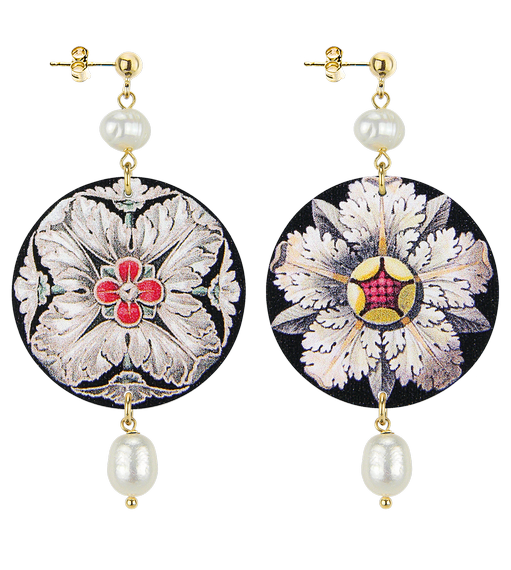 Orecchini Rosone Classico Perla - Lebole Maison