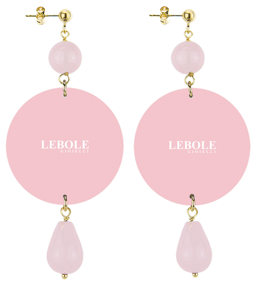 Orecchini Putto Classico Rosa - Lebole Maison
