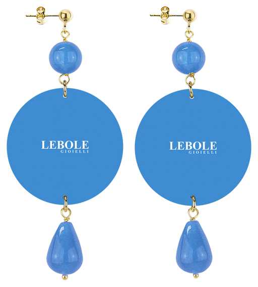 Orecchini Putto Classico Azzurro - Lebole Maison