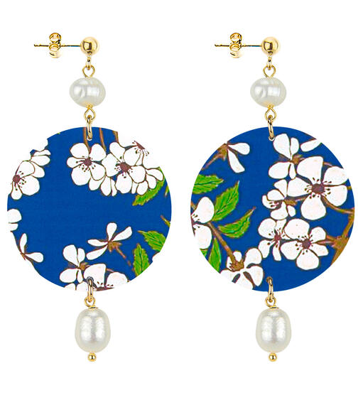 Orecchini Fiorellini Bianchi Classico Perla - Lebole Maison