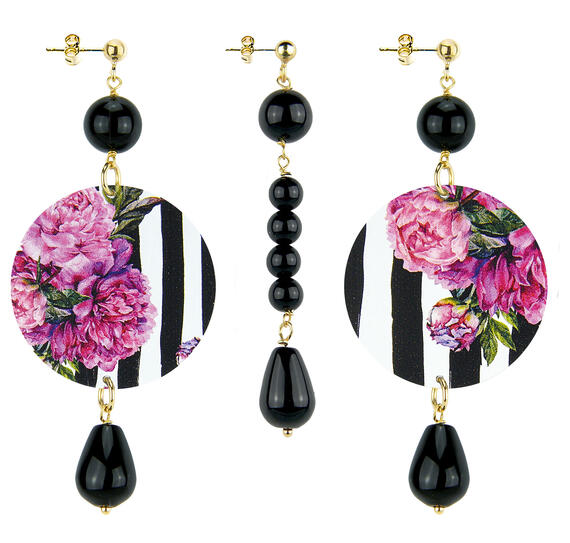 Classic Pearl Capricorn Earrings - Lebole Maison