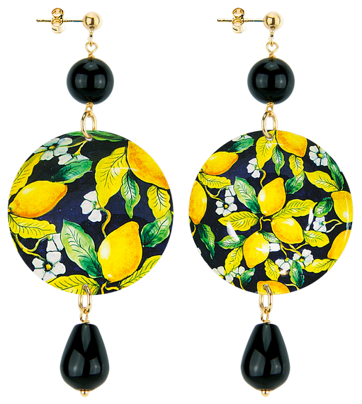 Orecchini Limoni Classico Nero - Lebole Maison