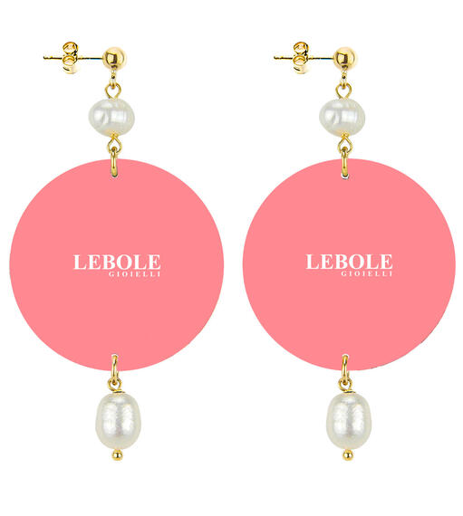 Orecchini Fiore Bianco Classico Perla - Lebole Maison