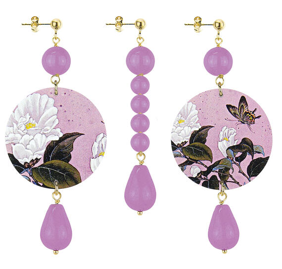 Classic Pearl Capricorn Earrings - Lebole Maison