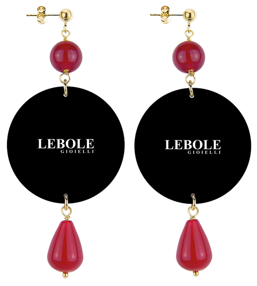 Orecchini Gufo Rubino Classico Rubino - Lebole Maison