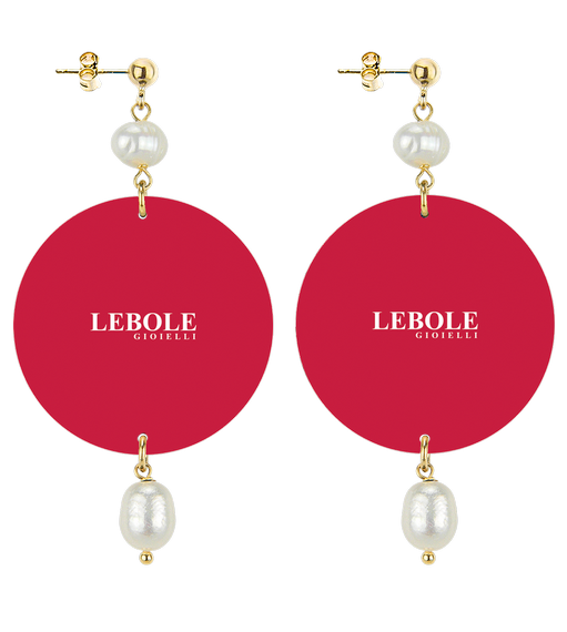 Orecchini Maschera Classico Perla - Lebole Maison