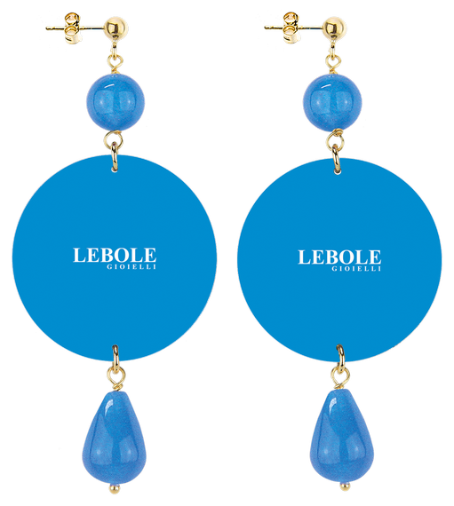 Orecchini Trinachia Classico Azzurro - Lebole Maison