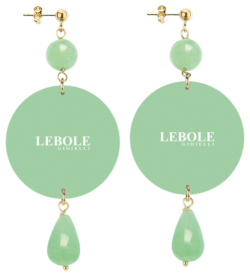 Orecchini Farfalla Classico Verde Giada - Lebole Maison