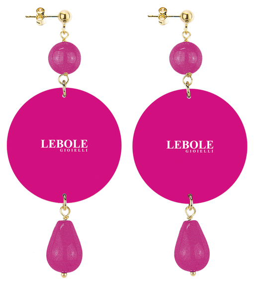 Orecchini Farfalla Classico Fucsia - Lebole Maison