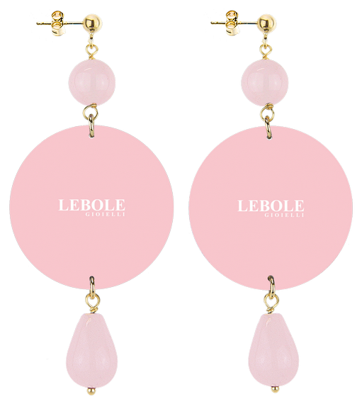 Orecchini Farfalla Classico Rosa - Lebole Maison