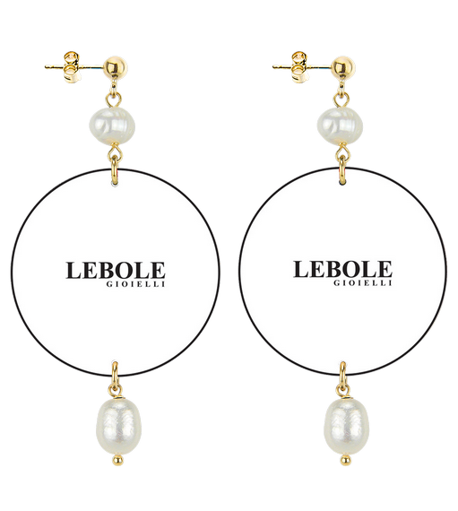 Orecchini Fiore Di Corallo Classico Perla - Lebole Maison