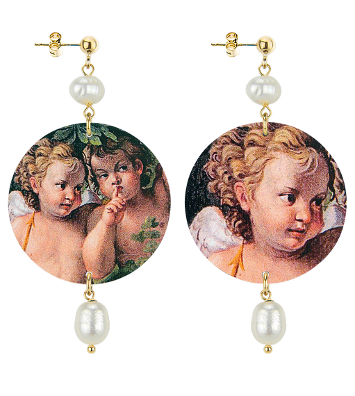 Orecchini Putti Classico Perla - Lebole Maison