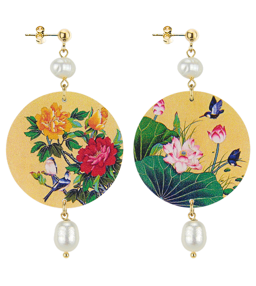 Orecchini Ramo Fiori Classico Perla - Lebole Maison