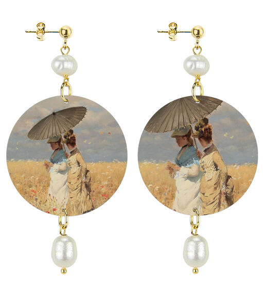 Giuseppe De Nittis Classic Pearl Earrings - Lebole Maison