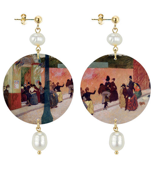 Orecchini Federico Zandomeneghi Classico Perla - Lebole Maison