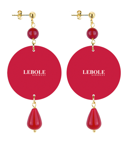 Orecchini Cenerentola Piccolo Rubino - Lebole Maison