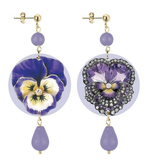 Orecchini Panse Piccolo Lilla - Lebole Maison