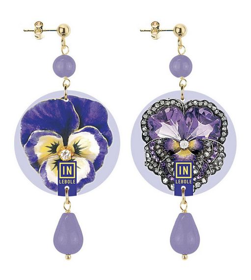 Orecchini Panse Piccolo Lilla - Lebole Maison