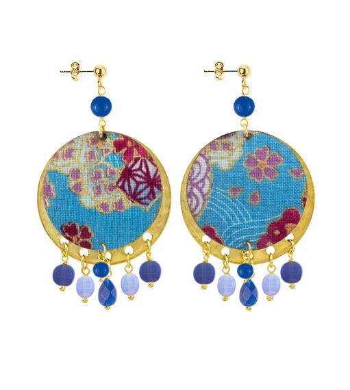 Orecchini Enso Blu - Lebole Maison