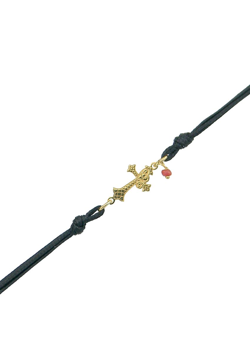 Black Butterfly Cross Bracelet - Lebole Maison