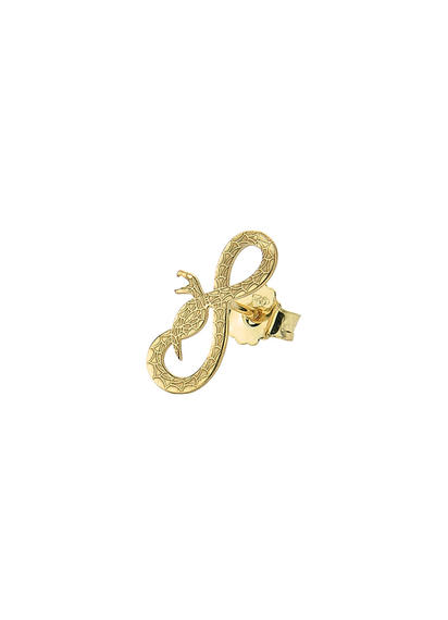 Black Eight Lobe Snake Earring - Lebole Maison