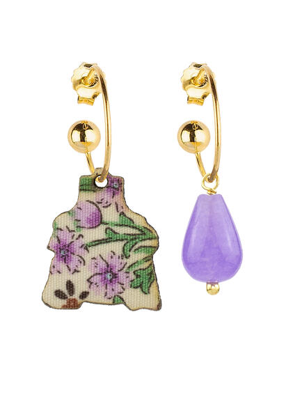 Orecchini Hoop Dama Lilla - Lebole Maison