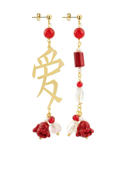 Orecchini Amore Rubino - Lebole Maison