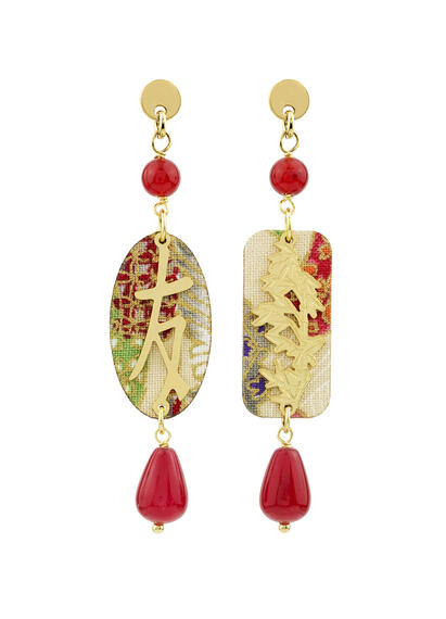 Orecchini Amicizia Mini Rubino - Lebole Maison