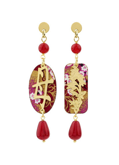 Orecchini Mamma Mini Rubino - Lebole Maison