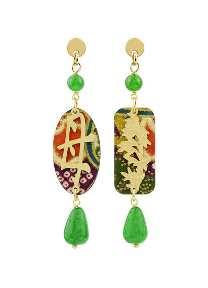 Orecchini Mamma Mini Verde - Lebole Maison