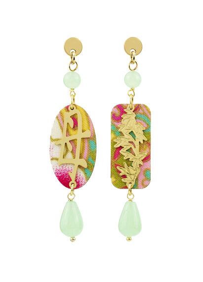 Orecchini Mamma Mini Verde Giada - Lebole Maison