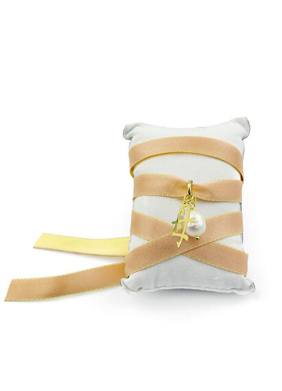 Bracciale Tessuto Kanji Mamma Arancione - Lebole Maison