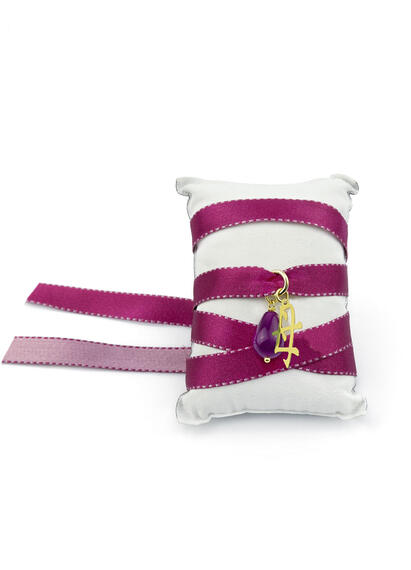 Bracciale Tessuto Kanji Mamma Fucsia - Lebole Maison