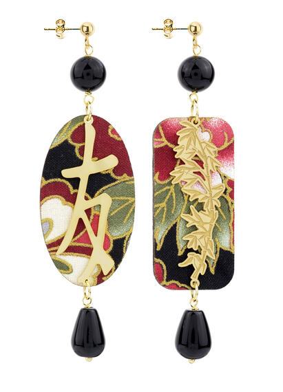 Orecchini Amicizia Nero - Lebole Maison