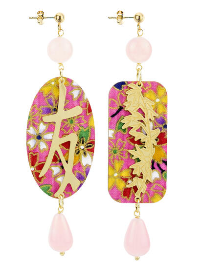 Orecchini Amicizia Rosa - Lebole Maison