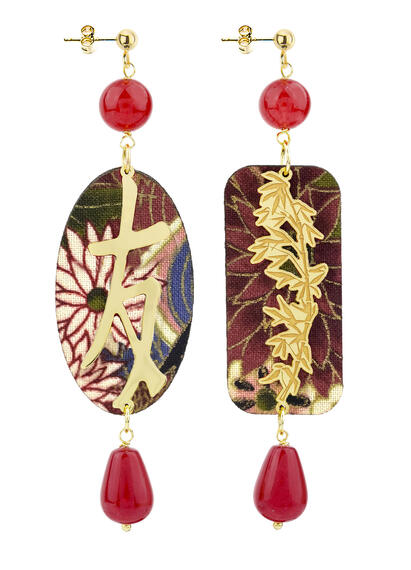 Orecchini Amicizia Rubino - Lebole Maison