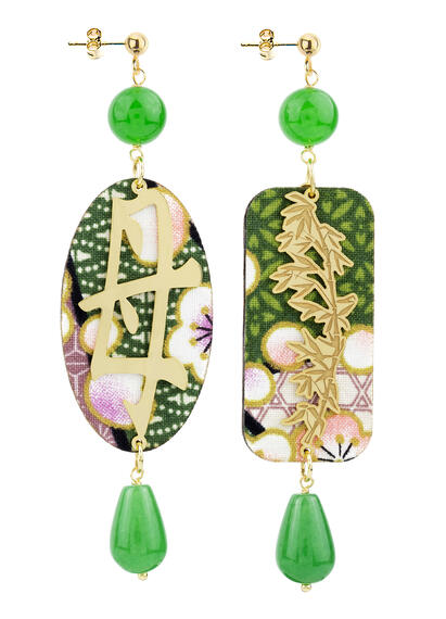 Orecchini Mamma Verde - Lebole Maison