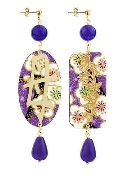 Orecchini Mamma Viola - Lebole Maison