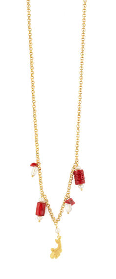 Collana Carpa Elementi Rubino - Lebole Maison