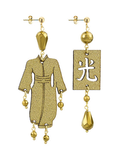 Orecchini Kimono Piccolo Oro - Lebole Maison