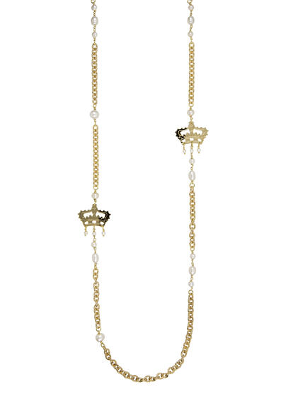 Collana Kaguya Corona Plexi Perla - Lebole Maison