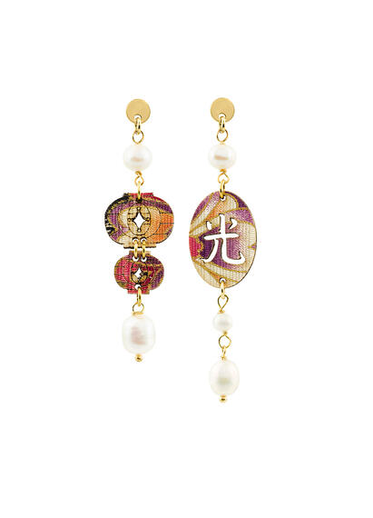 Mini Pearl Lantern Earrings - Lebole Maison