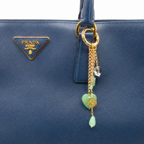 Charm Bag Quadrifoglio Verde Giada - Lebole Maison