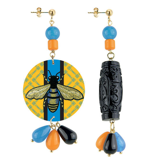 Orecchini Circle Classico Ape Giallo - Lebole Maison