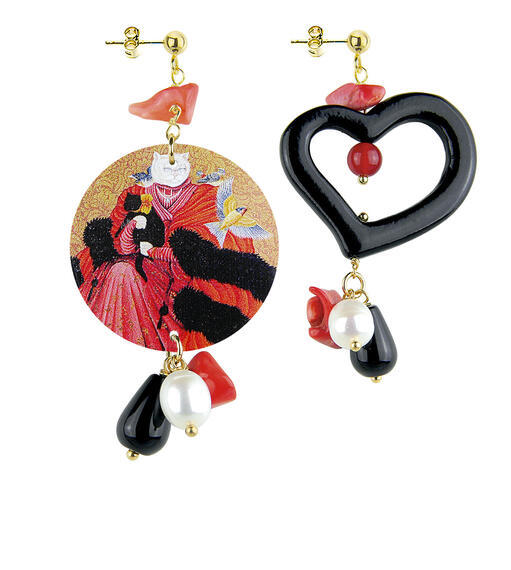 Orecchini Circle Classico Gatto Rubino - Lebole Maison